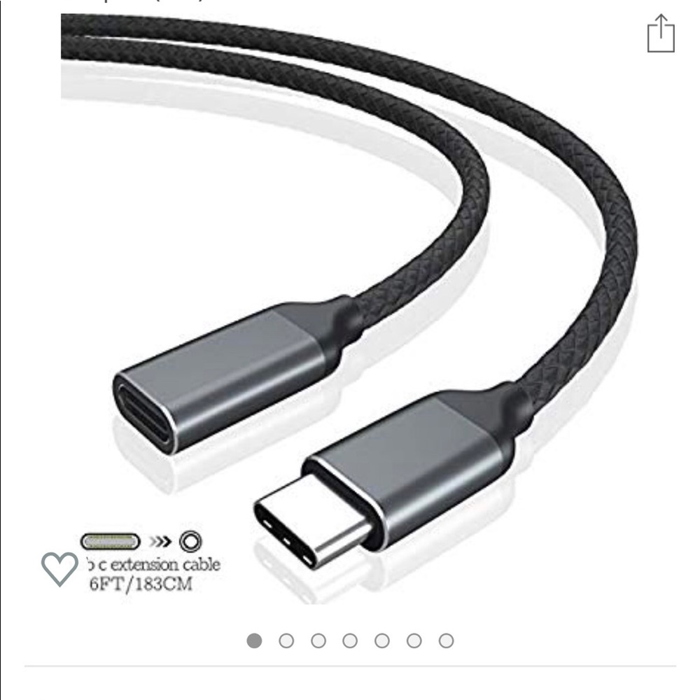 USB-C extension cord
